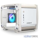InWin Explorer RGB Modular Tempered Glass Mini-Tower Mini-ITX Case  Bone White
